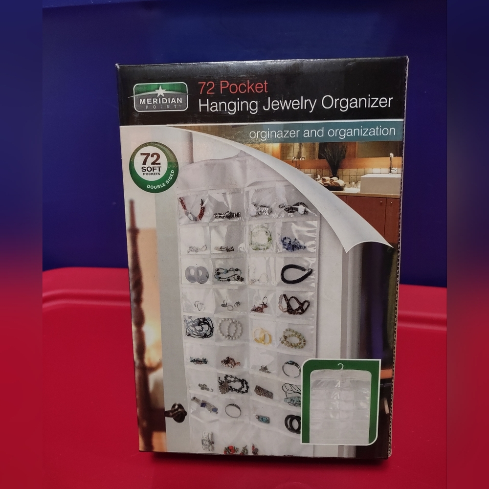 Meridian Point Hanging Pocket Jewelry Organizer